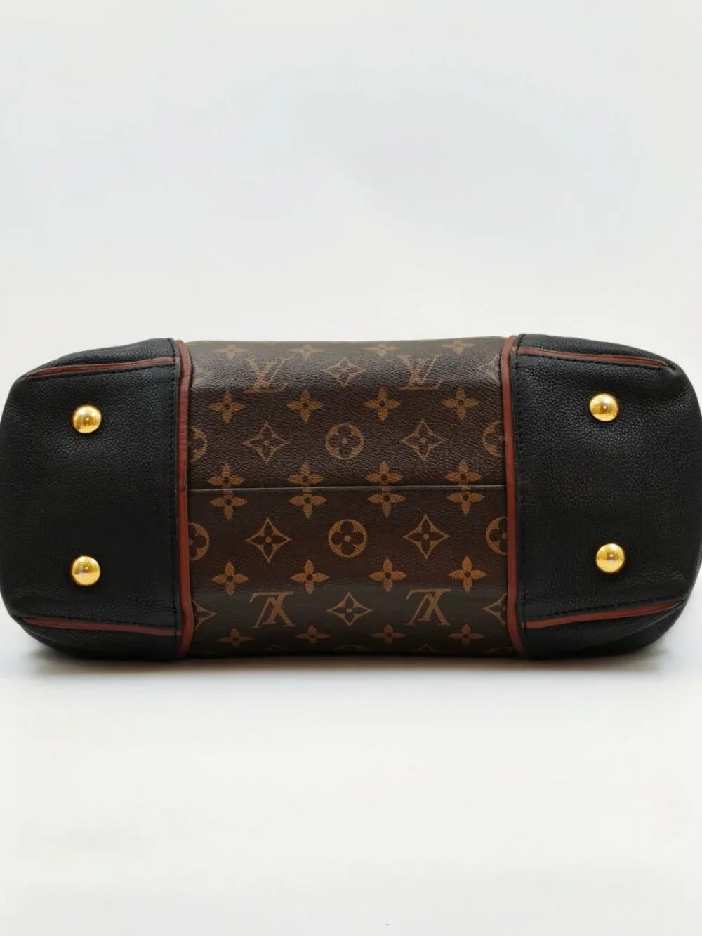 Louis Vuitton Monogram W Tote Noir Leather Shoulder Tote Bag